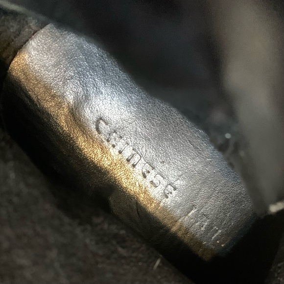 Chinese Laundry Leather Black Wedge Bootie w/ Side Zip, Size 7.5/38 - Picture 11 of 11